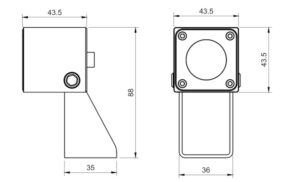 Dimensioni meccaniche faretto QB1